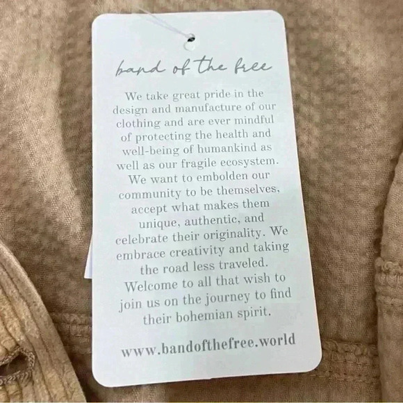 Band Of The Free Other Side Corduroy Jacket in Sand, Size Large. NWT! - Picture 8 of 15